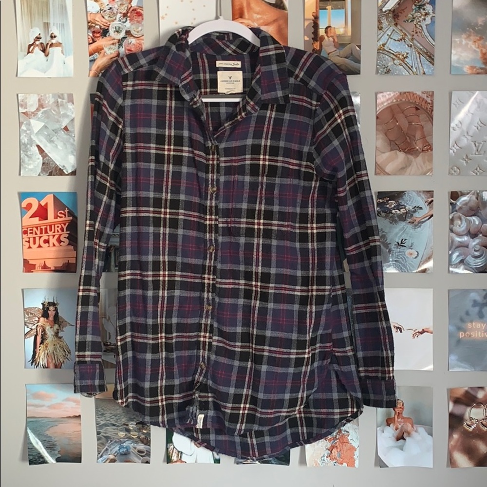 Boyfriend Fit American Eagle Flannel